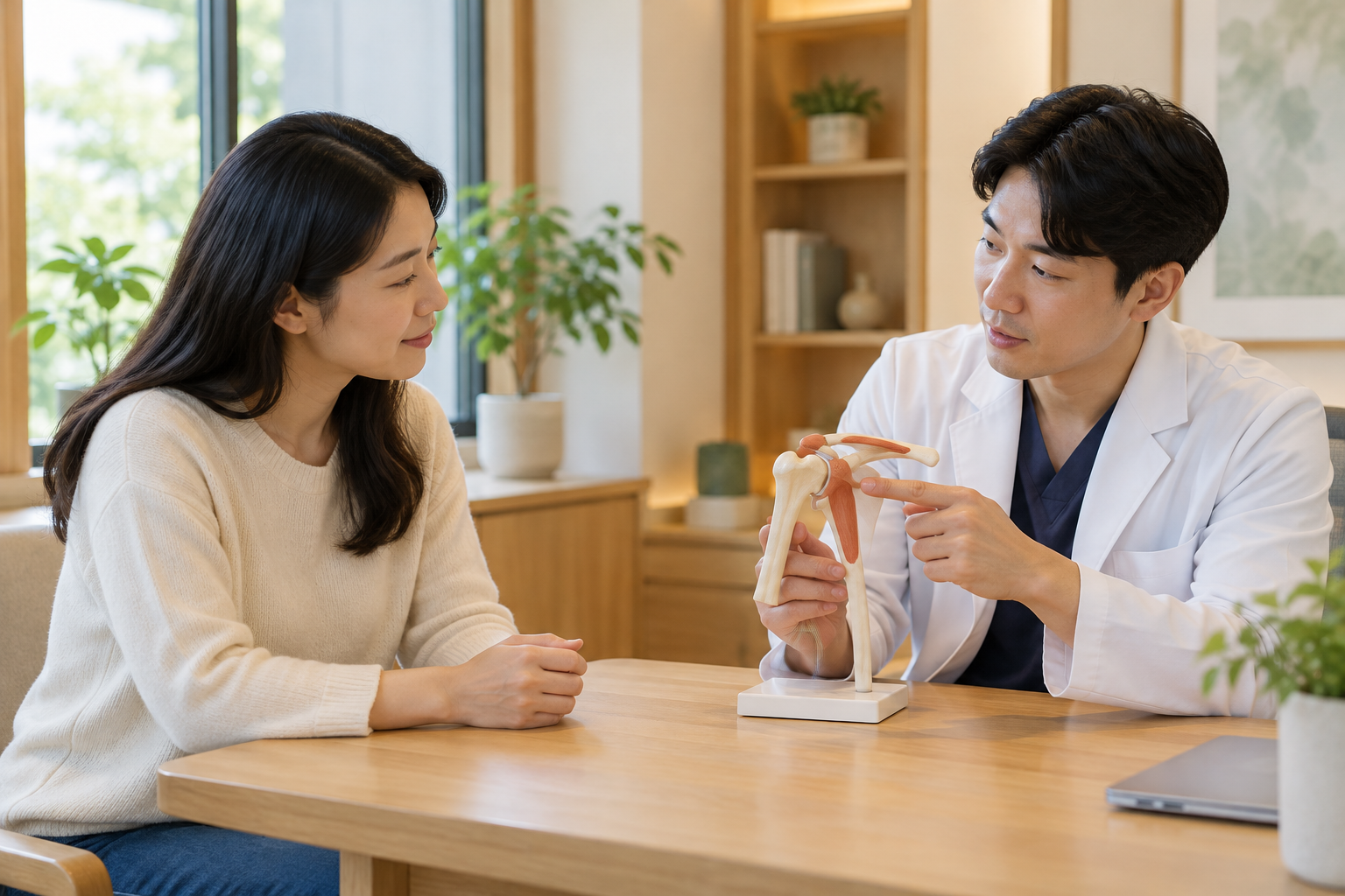 제천 어깨통증 한의원 — 어깨 상담에 관한 AI 설명용 이미지
